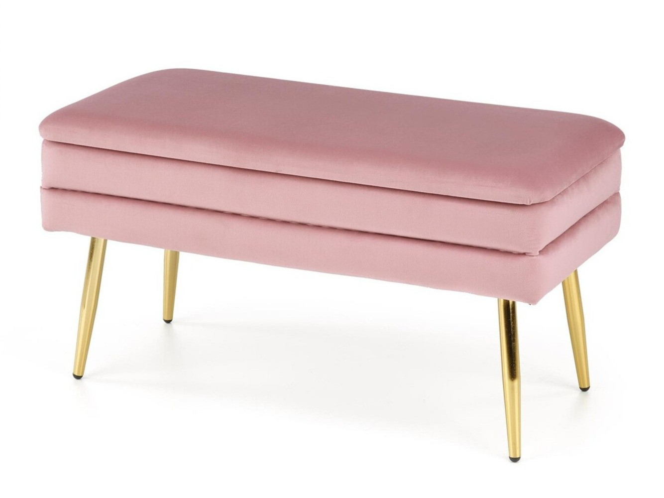 Panca imbottita Houston 1255 (Fucsia + D'oro)