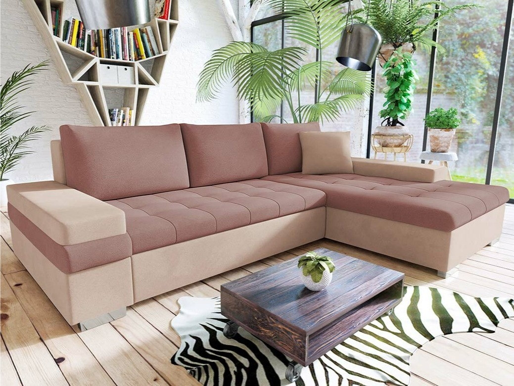 Divano angolare Comfivo Olivetum I (Uttario Velvet 2956 + Uttario Velvet 2955)