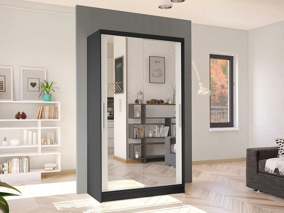 Armadio Closico Structor VII (Nero + Bianco)