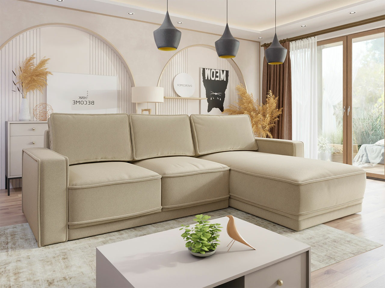Divano angolare Comfivo 230 (Paros 02)