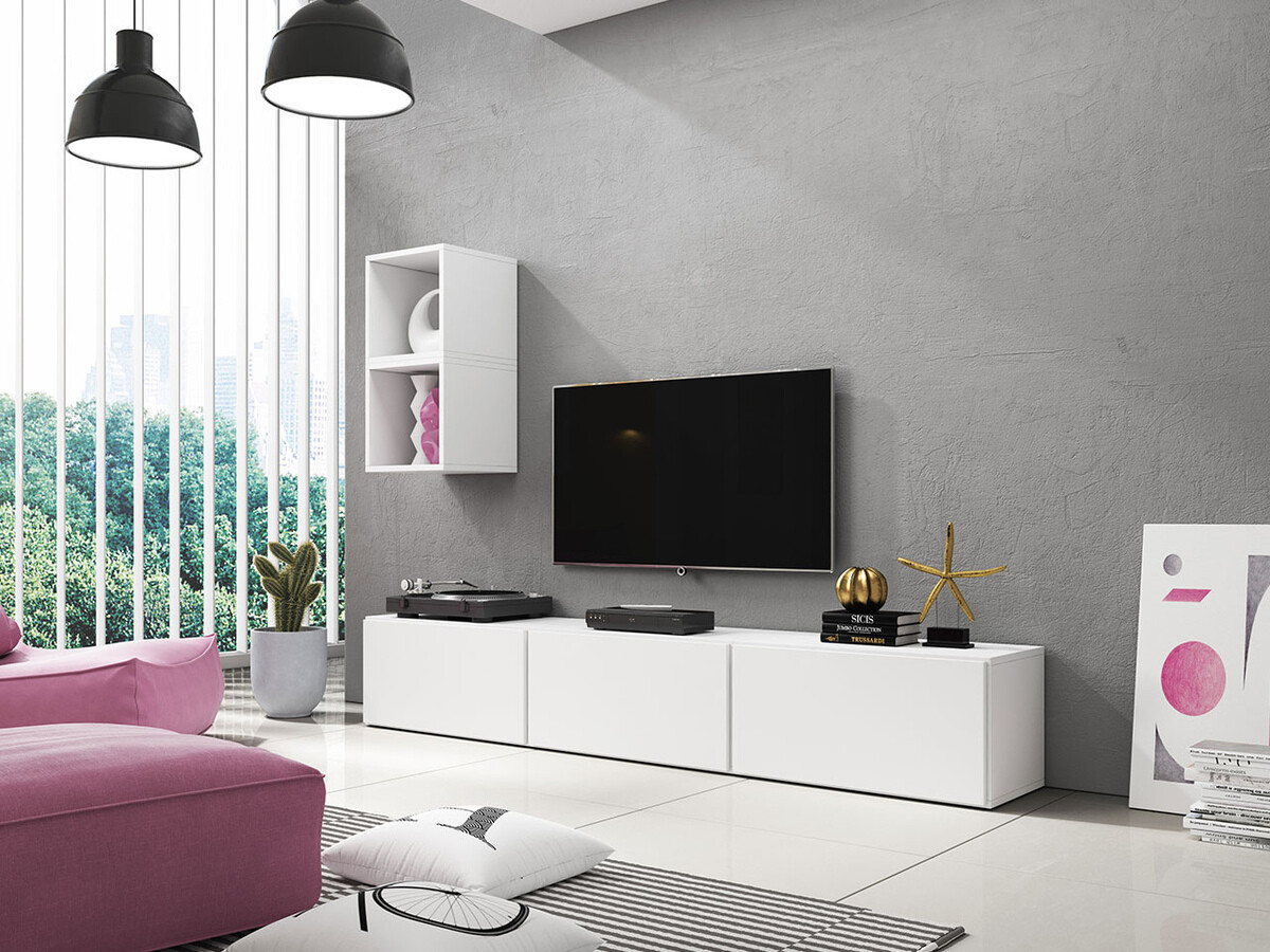 Parete attrezzata Corbele 112 (Bianco)