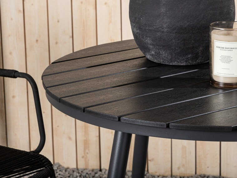 Tavolo e sedie set Dallas 3784 (Nero)