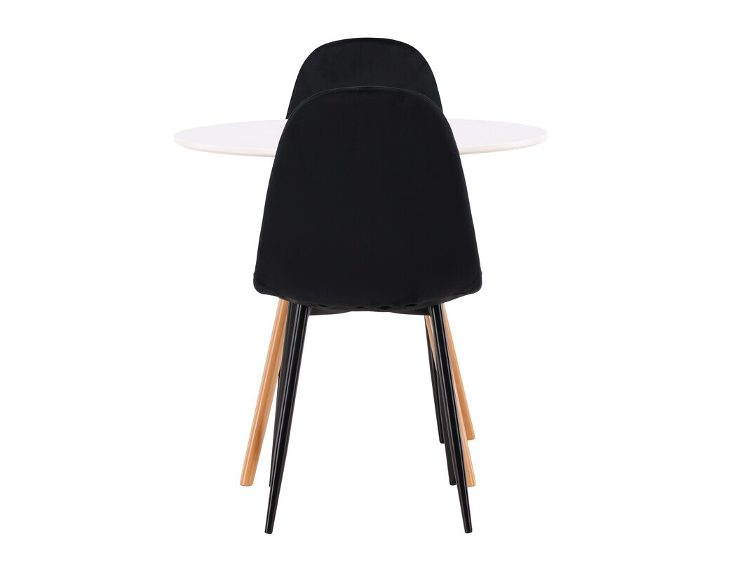 Set sala da pranzo Dallas 3790 (Nero + Aksominė Nero)