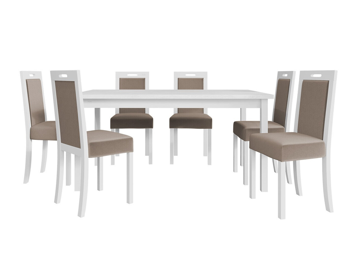 Set sala da pranzo Victorville 262 (Bianco)