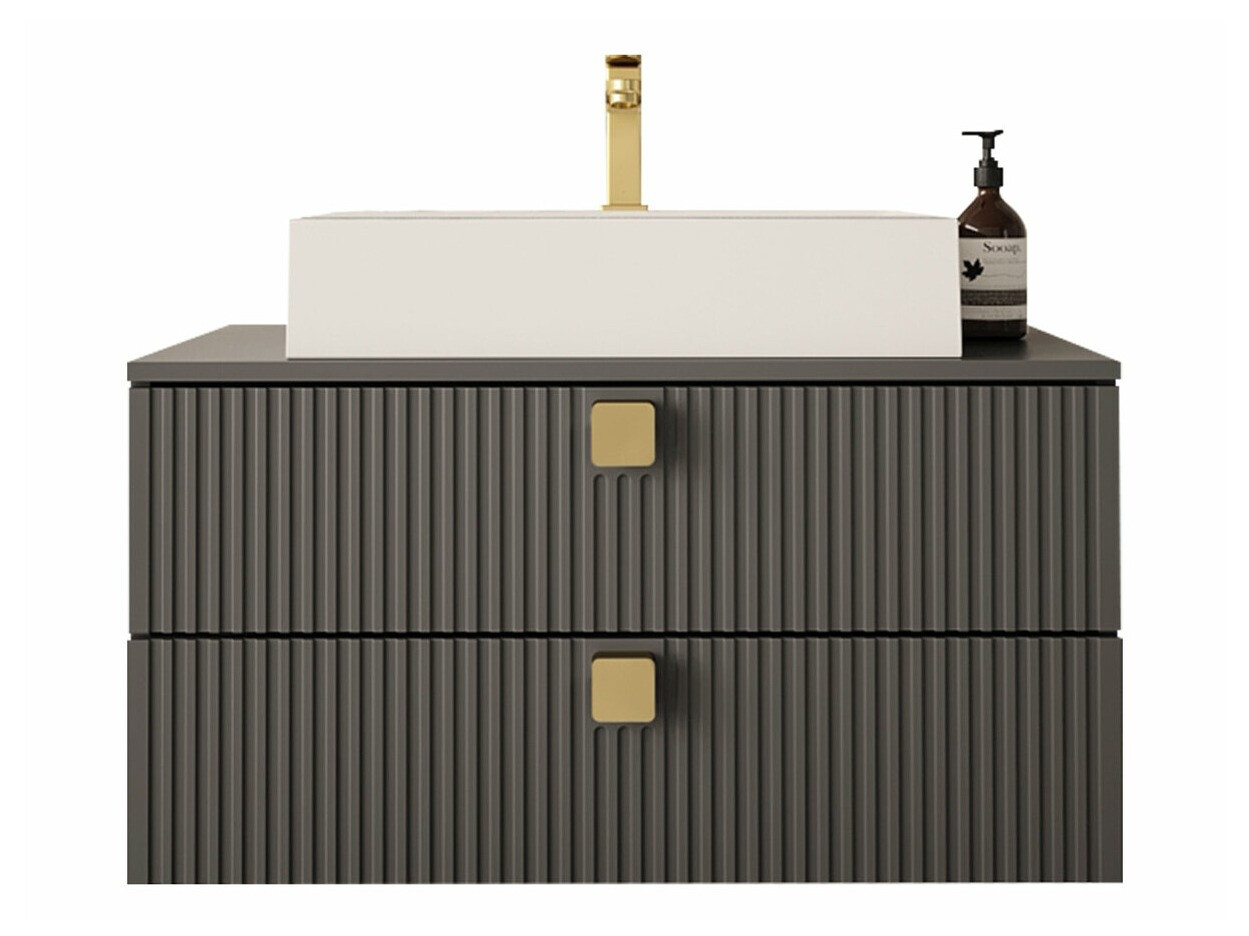 Comodino da bagno per lavandino Panium (Grigio)