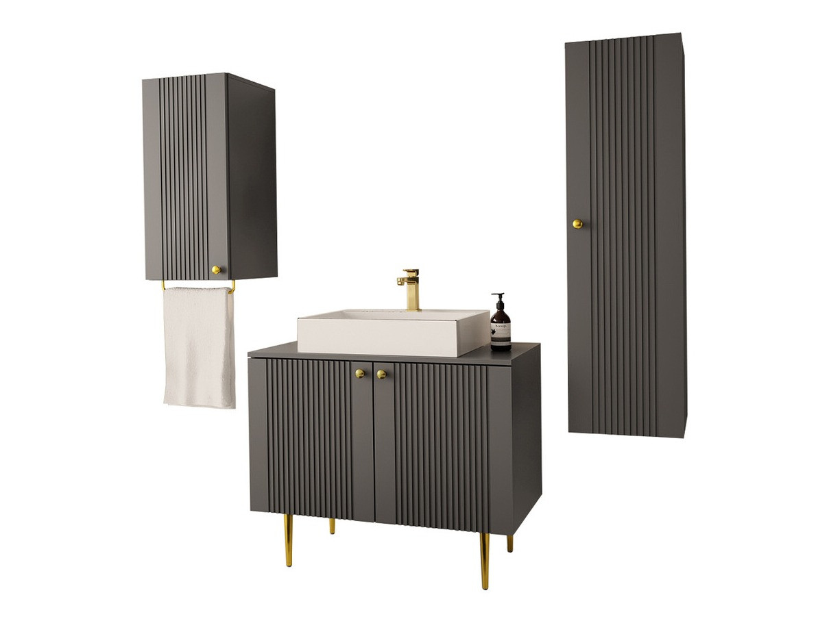 Set bagno Merced P107 (Grigio)