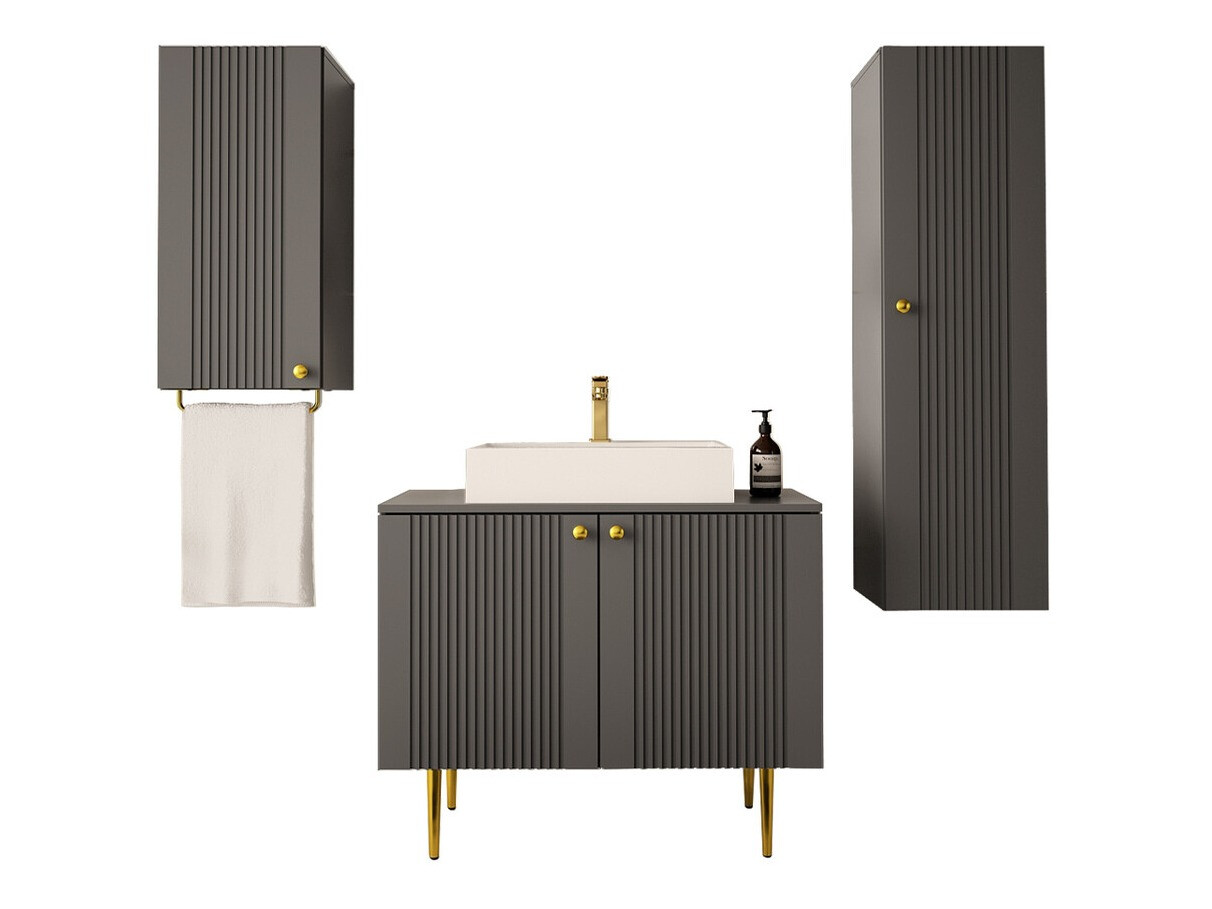 Set bagno Merced P107 (Grigio)