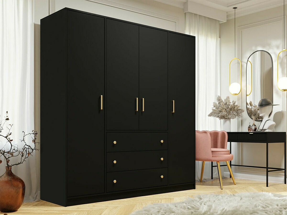 Armadio Musum I (Nero + D'oro)