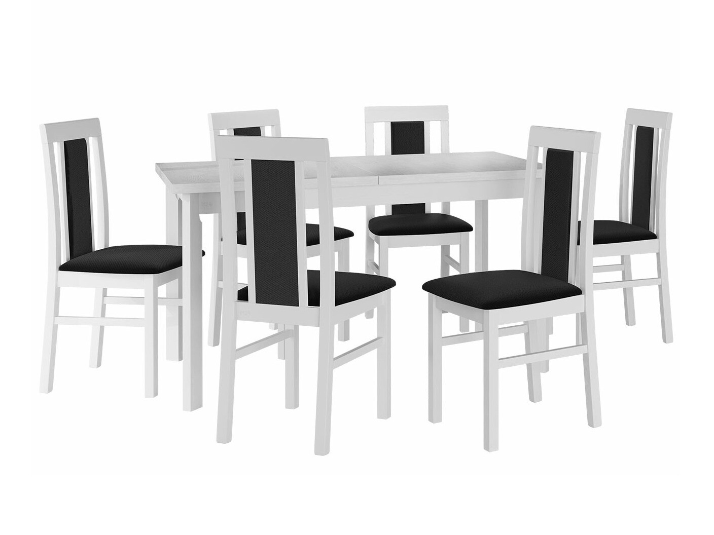 Set sala da pranzo Victorville 293 (Bianco)