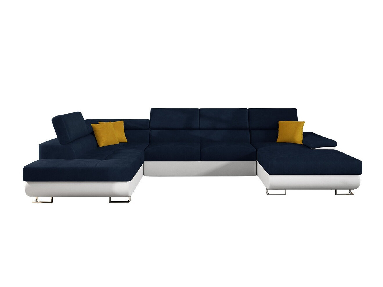 Divano angolare Comfivo Ruta IV (Soft 017 + Uttario Velvet 2967 + Uttario Velvet 2959)