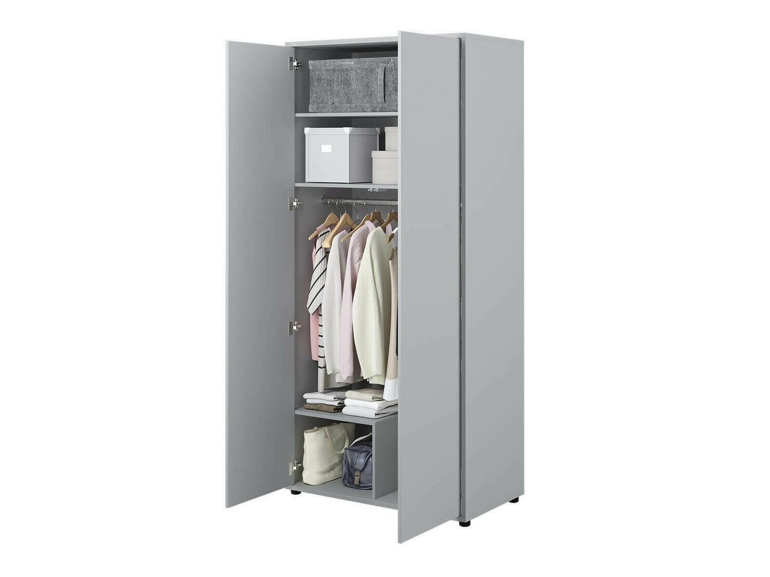 Armadio Concept Pro Lenart Levfere 155 (Grigio)