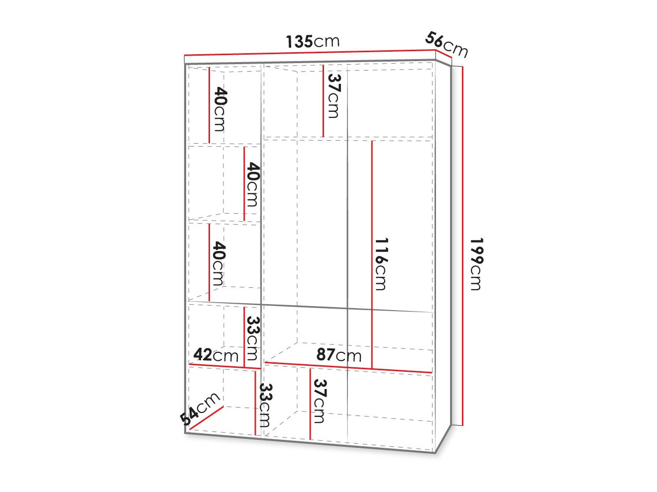 Armadio Dicto I (Bianco)