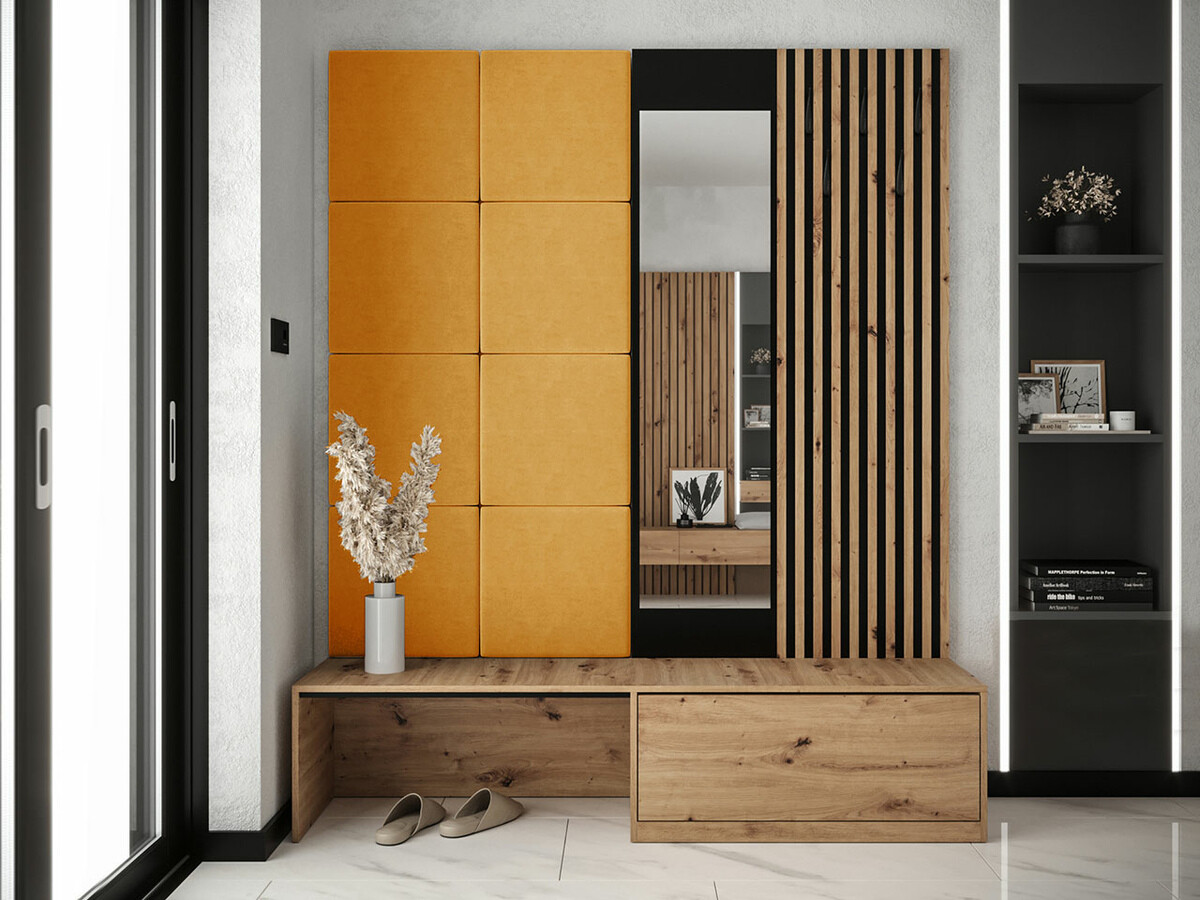 Set arredo da corridoio Fabor (Rovere Artisan + Manila 32)