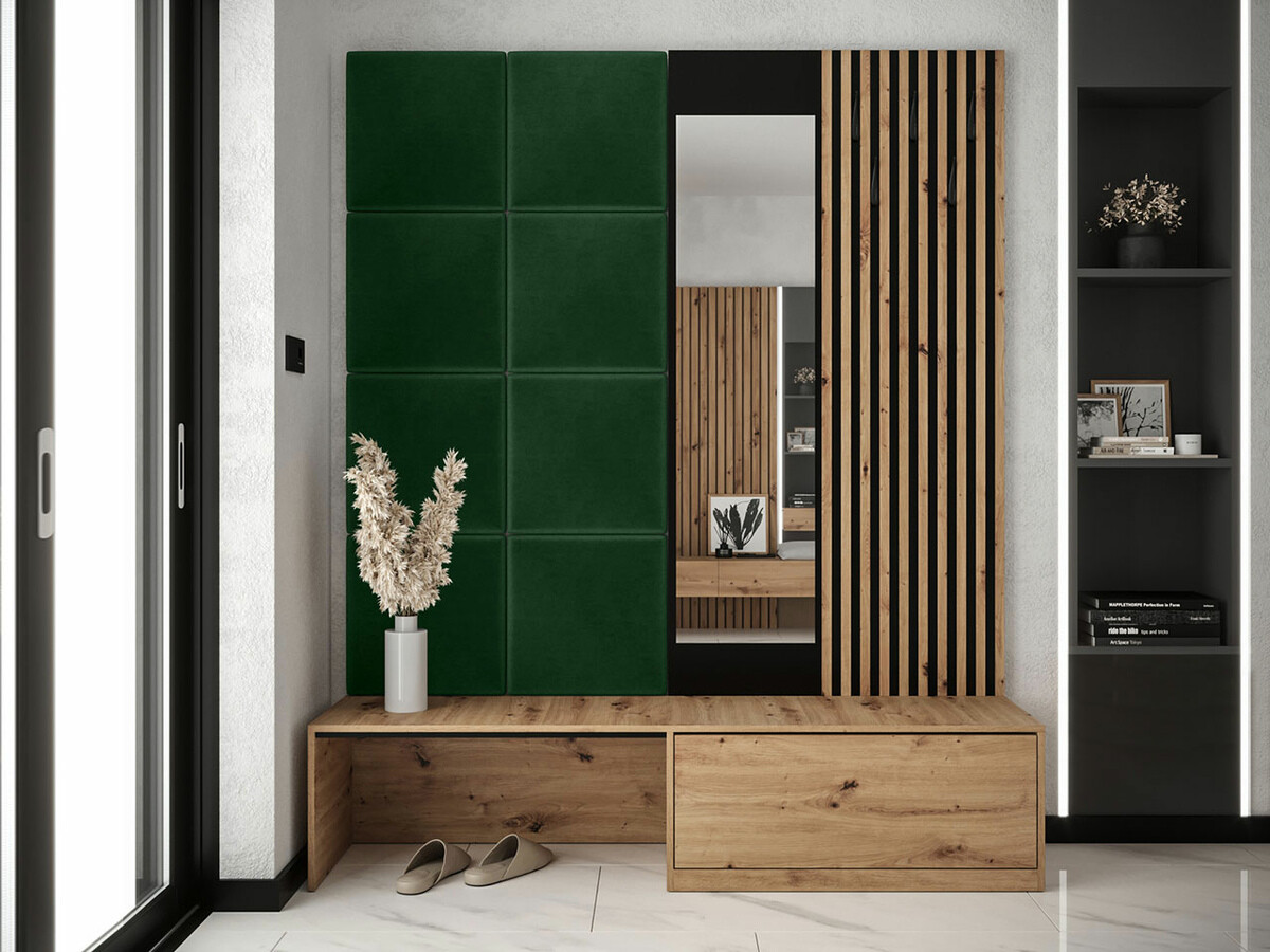 Set arredo da corridoio Fabor (Rovere Artisan + Manila 35)