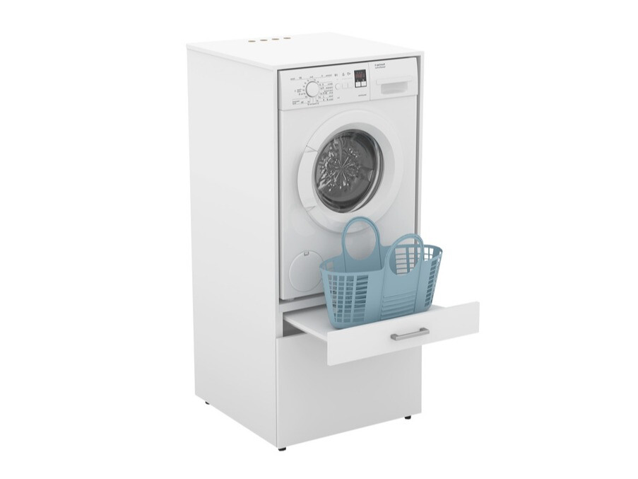 Mensola del bagno Novdele 102 (Bianco)