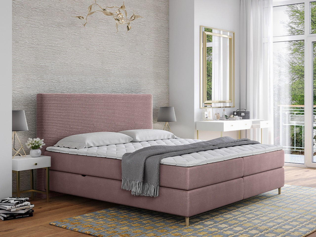 Letto continentale ComfiDream Miraara (Poso 27 + Kronos 27)