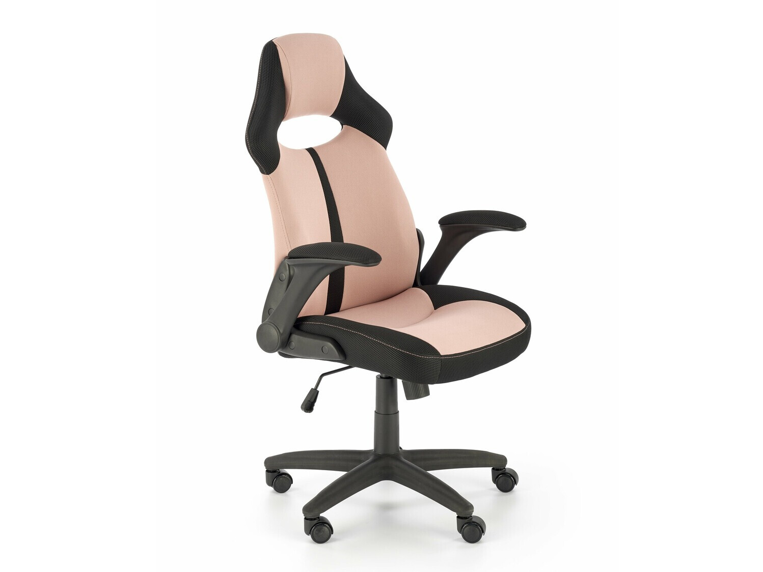Sedia da ufficio Houston 1373 (Rosa chiaro + Nero)