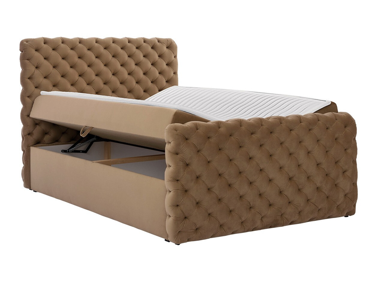 Letto continentale Lac I (Velluto 8)