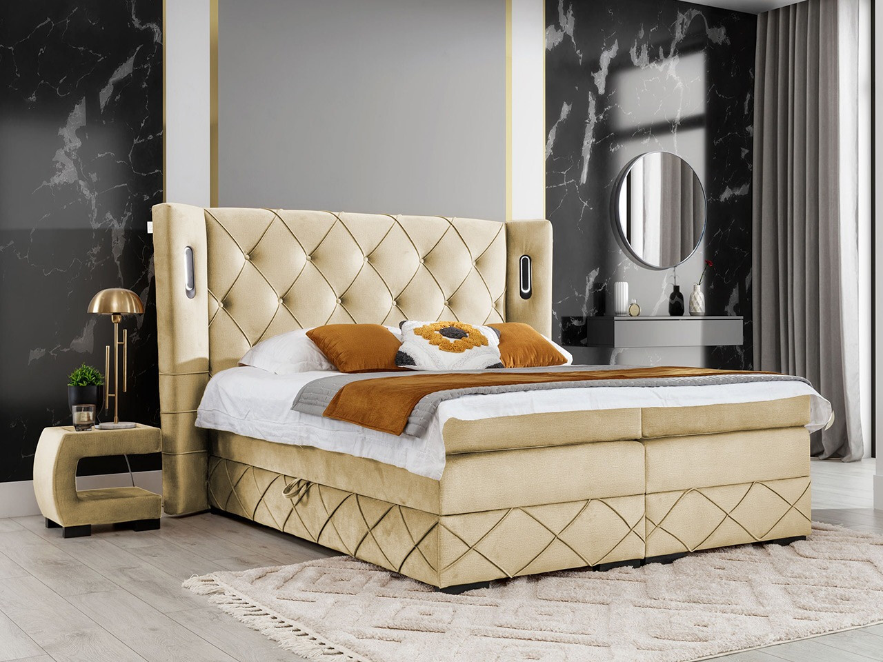 Letto continentale Historia (Kameleon 04)