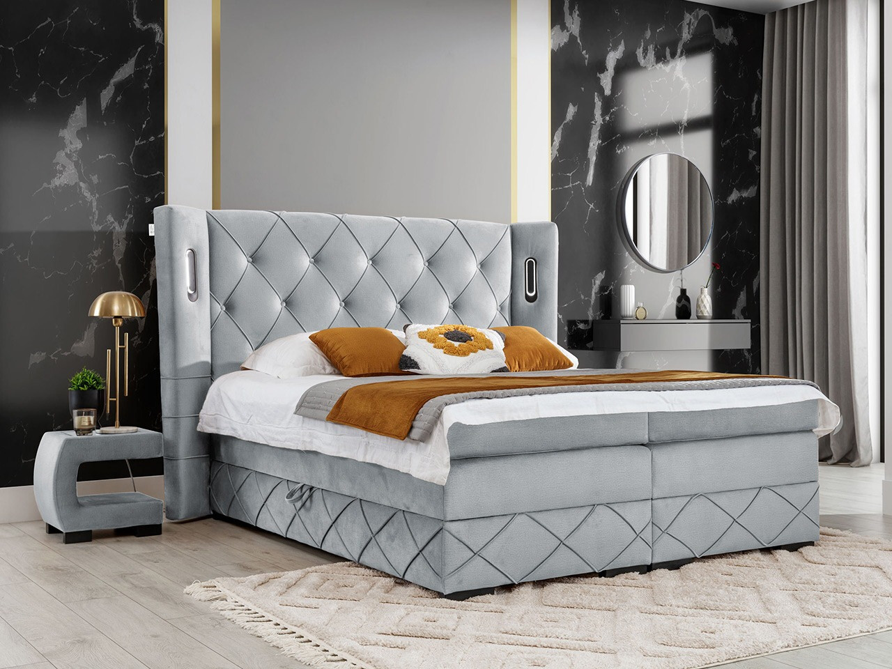 Letto continentale Historia (Kameleon 84)