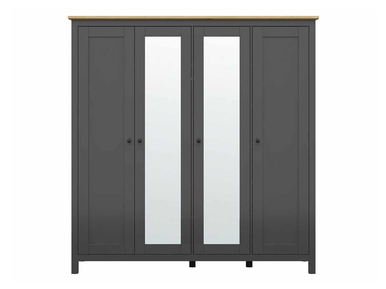 Armadio Sordoro 133 (Grafite + Rovere Artisan)