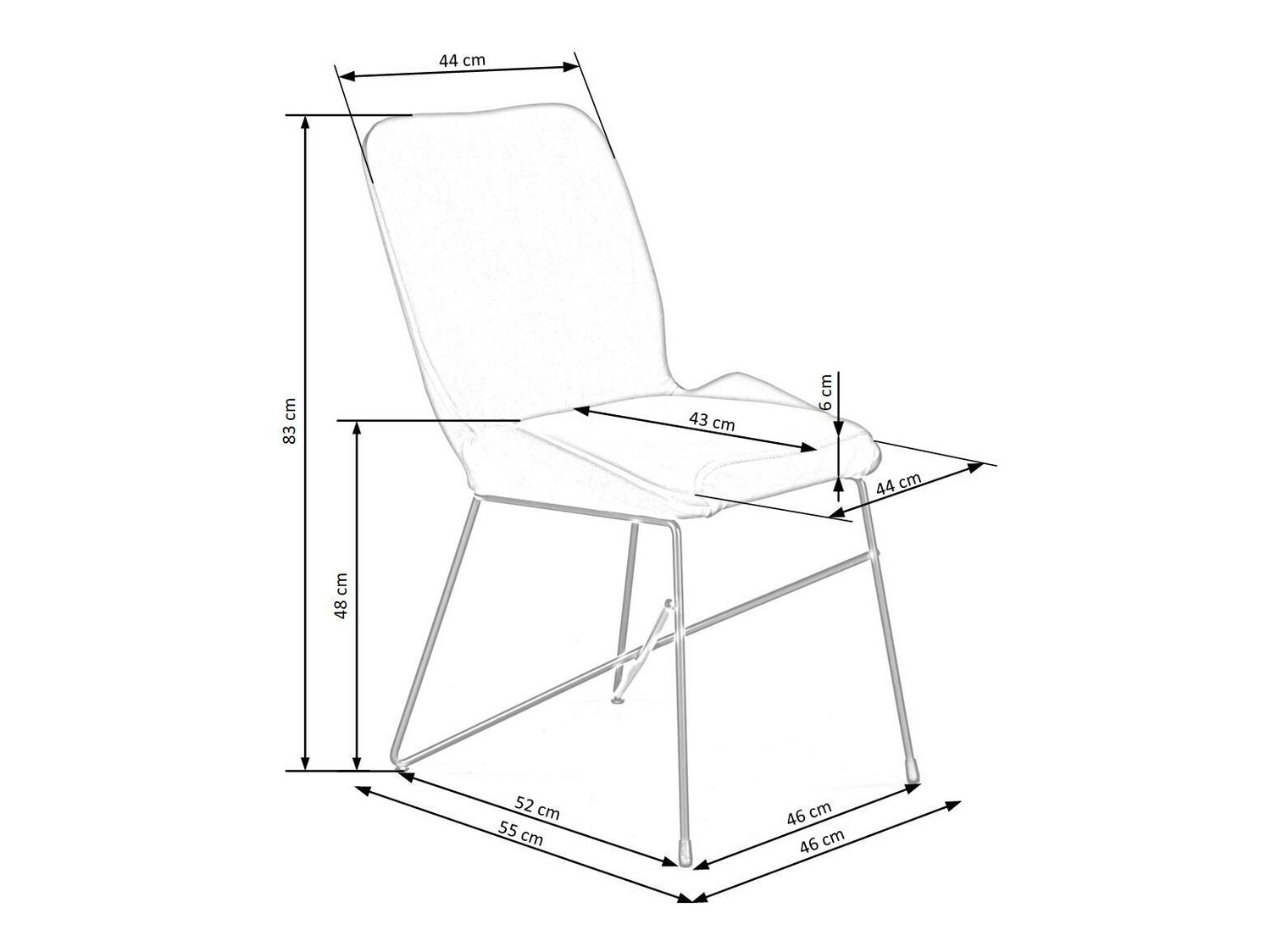 Sedia Houston 930 (Verde scuro)