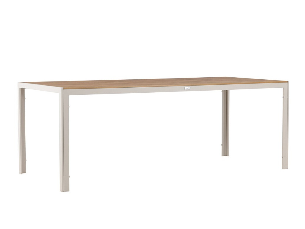 Tavolo esterno Dallas 3890 (Beige + Luminoso legno)
