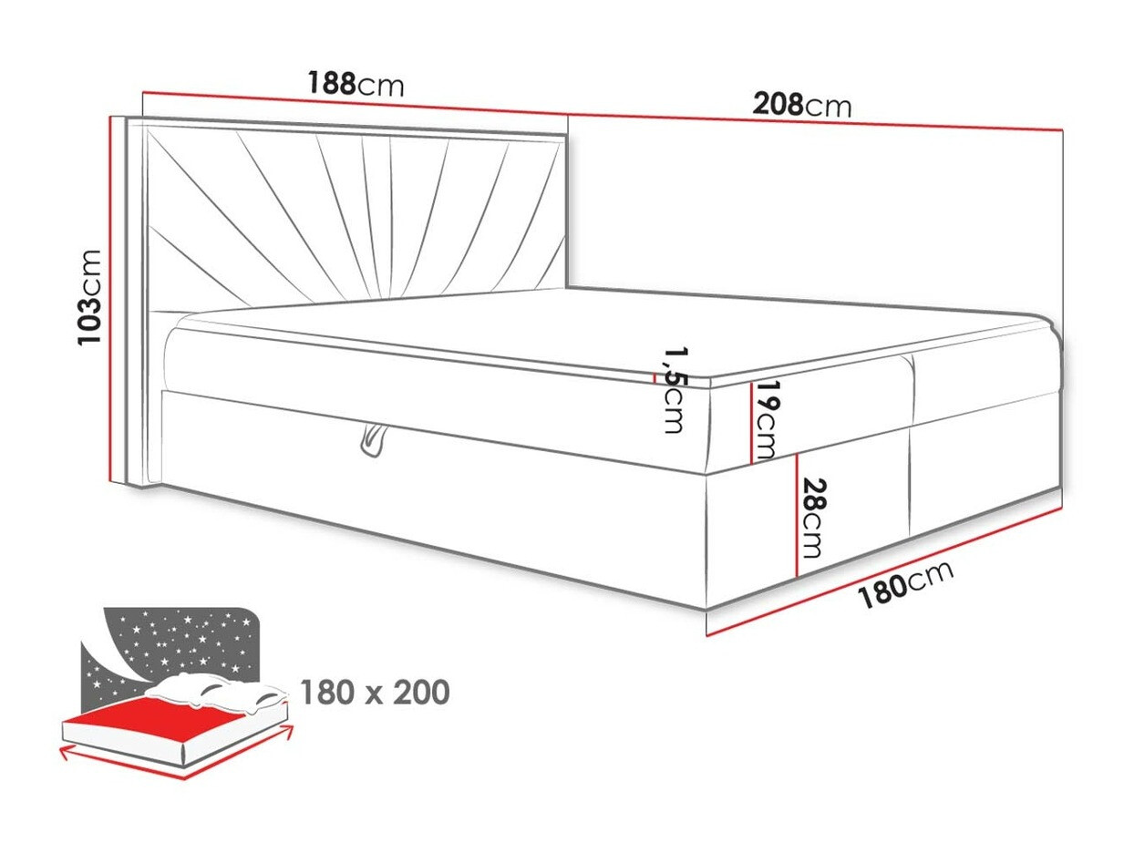 Letto continentale Navis (Faro 16)