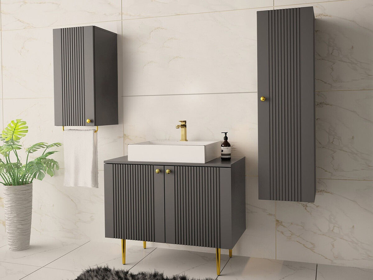Set bagno Merced P107 (Grigio)