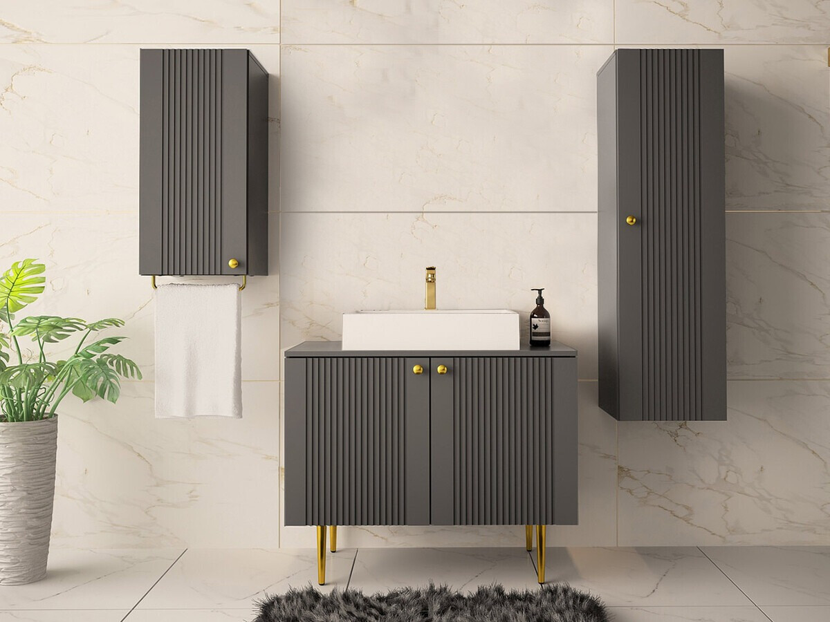 Set bagno Merced P107 (Grigio)