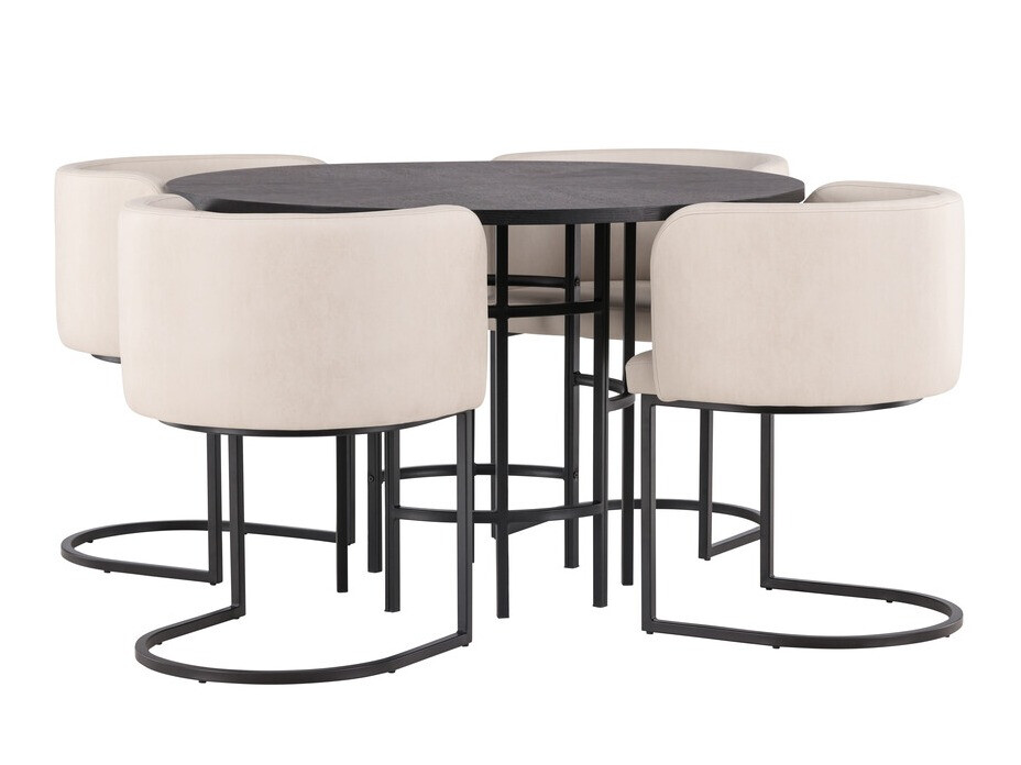 Set sala da pranzo Dallas 3916 (Nero)