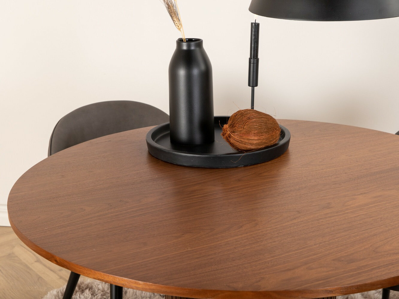 Set sala da pranzo Dallas 3071 (Grigio + Nero)