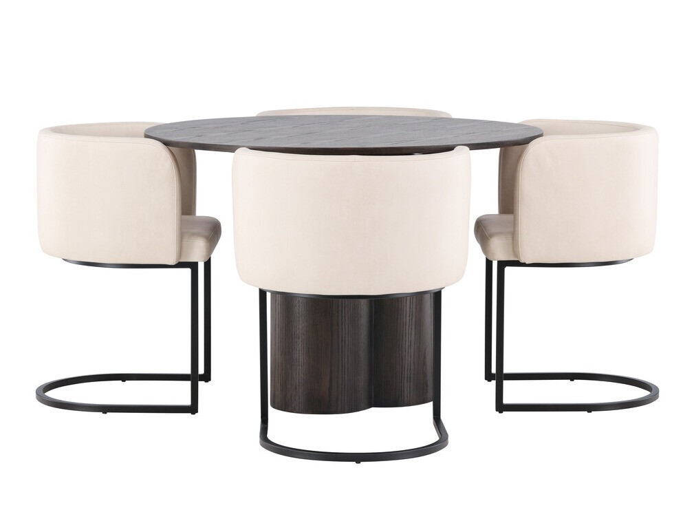 Set sala da pranzo Dallas 3986 (Marrone)