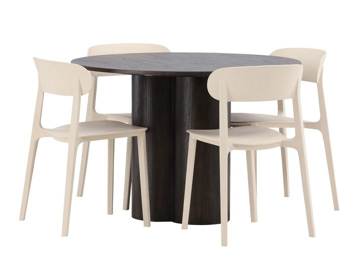 Set sala da pranzo Dallas 3987 (Marrone)