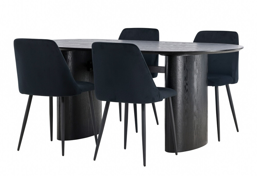 Set sala da pranzo Dallas 3995 (Nero)