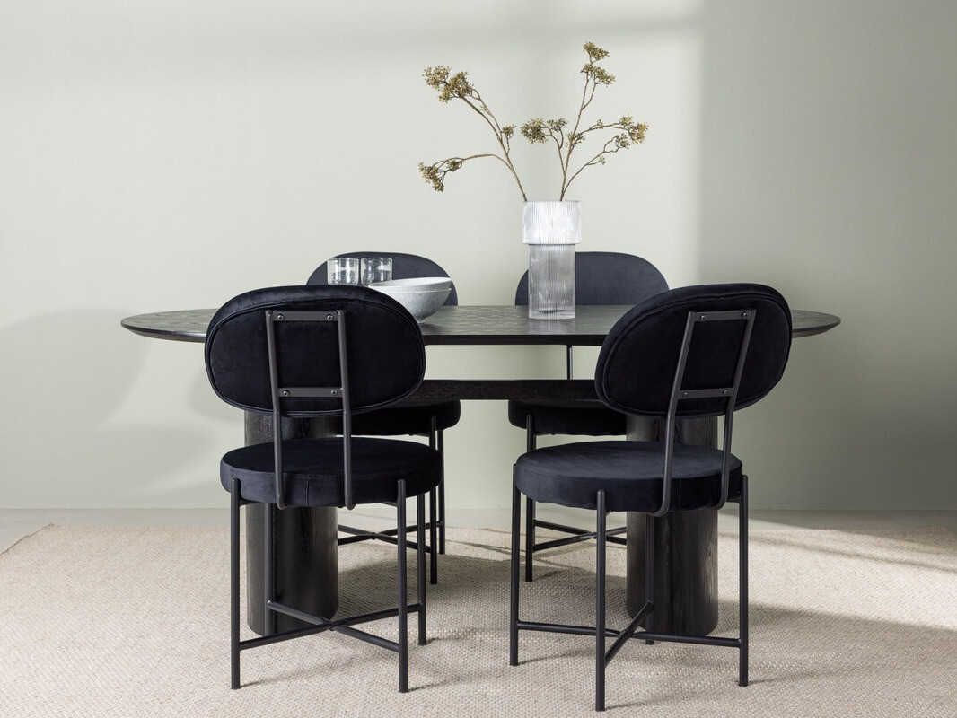 Set sala da pranzo Dallas 3997 (Nero)