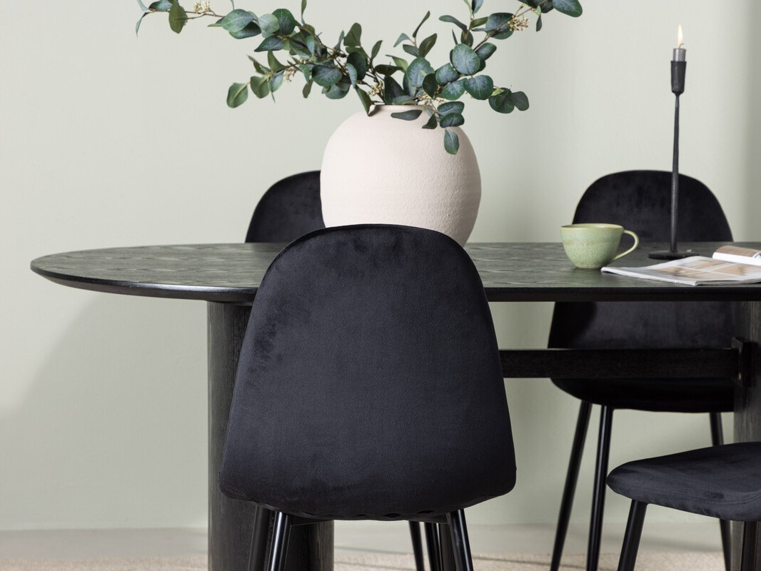 Set sala da pranzo Dallas 3998 (Nero)