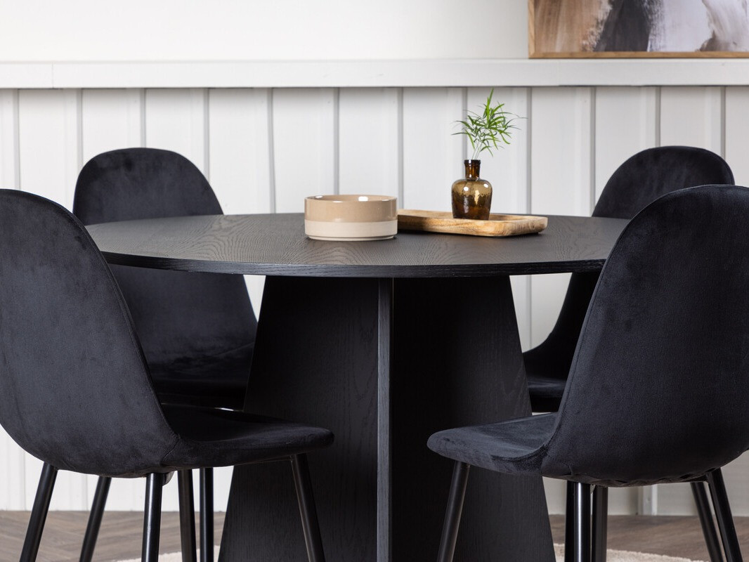 Set sala da pranzo Dallas 4008 (Nero)