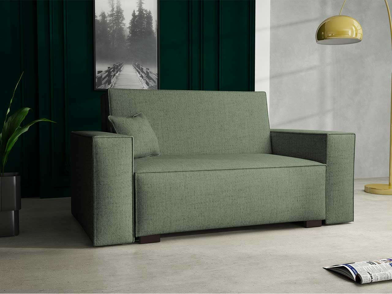 Divano letto Serora II (Neve 34)