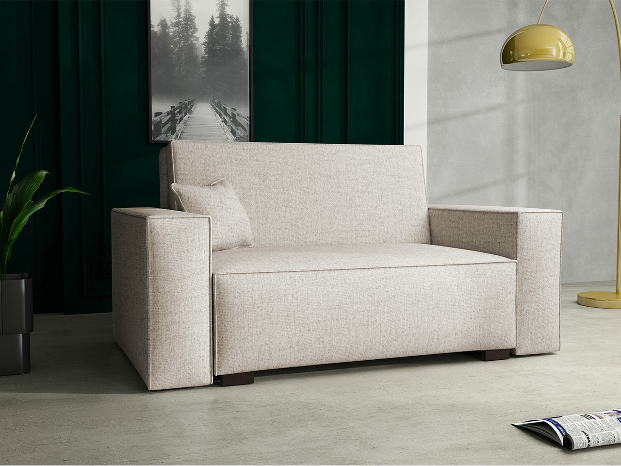 Divano letto Serora II (Neve 3)