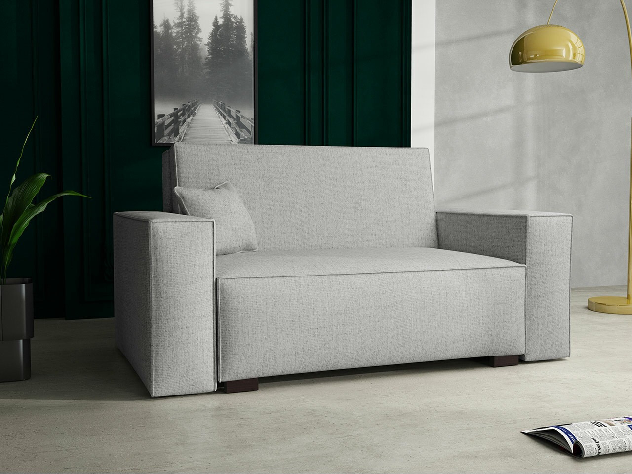 Divano letto Serora II (Neve 80)
