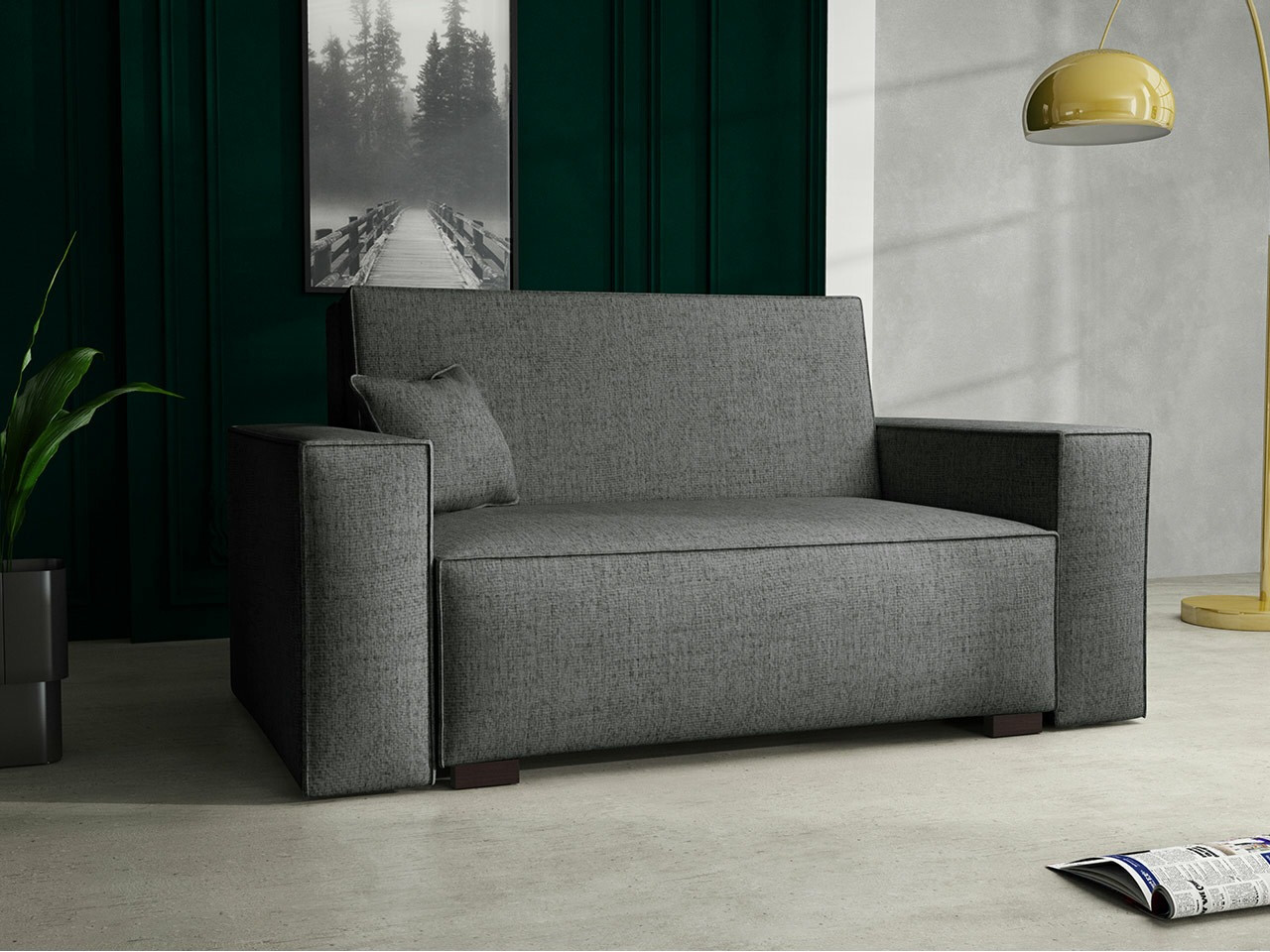 Divano letto Serora II (Neve 90)