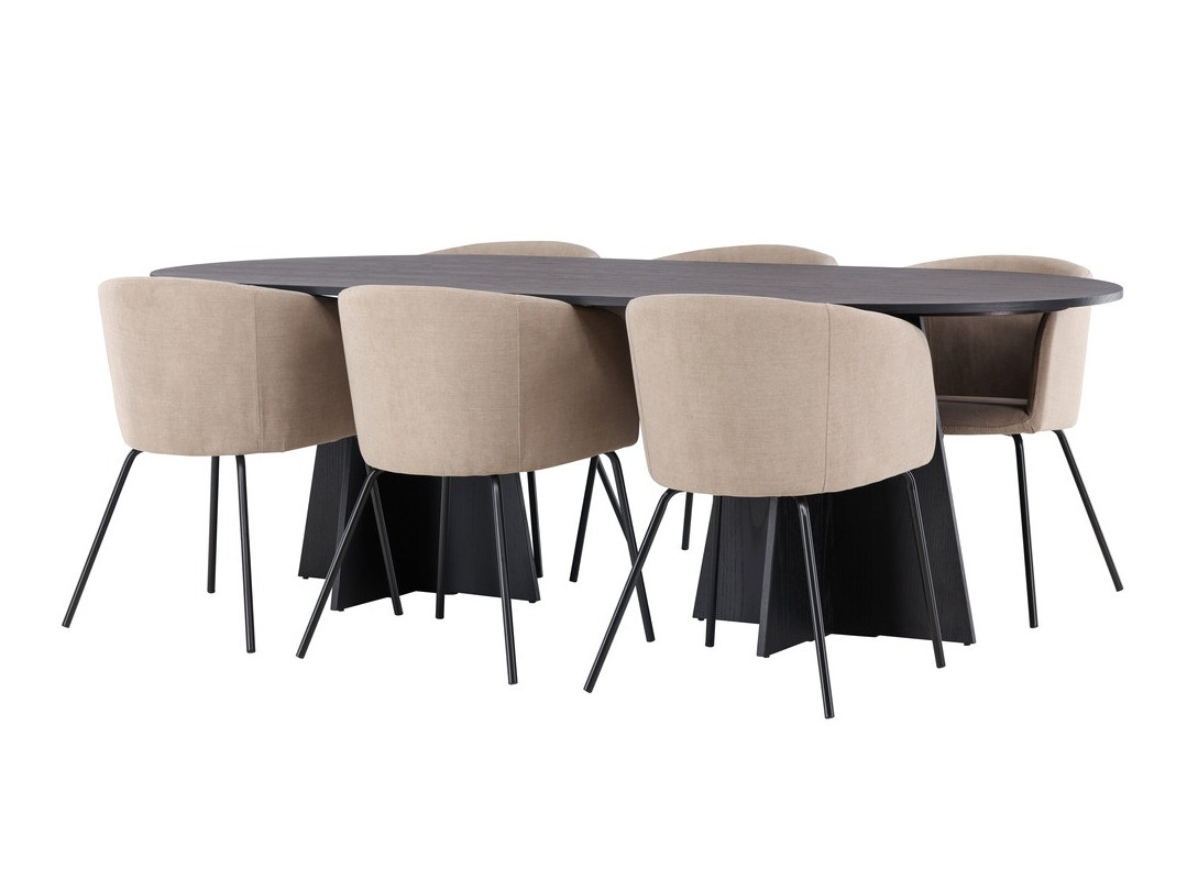 Set sala da pranzo Dallas 4019 (Beige)