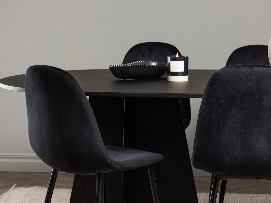 Set sala da pranzo Dallas 4032 (Nero)