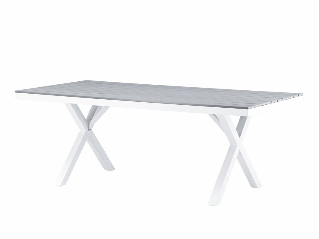 Tavolo esterno Dallas 3392 (Grigio + Bianco)