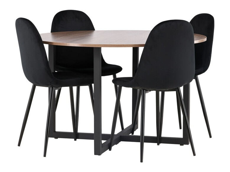 Set sala da pranzo Dallas 4054 (Nero)
