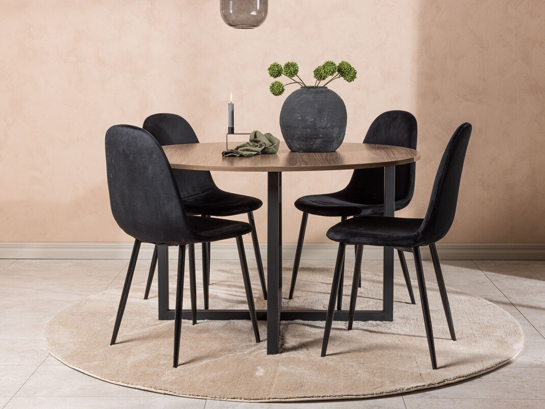 Set sala da pranzo Dallas 4054 (Nero)