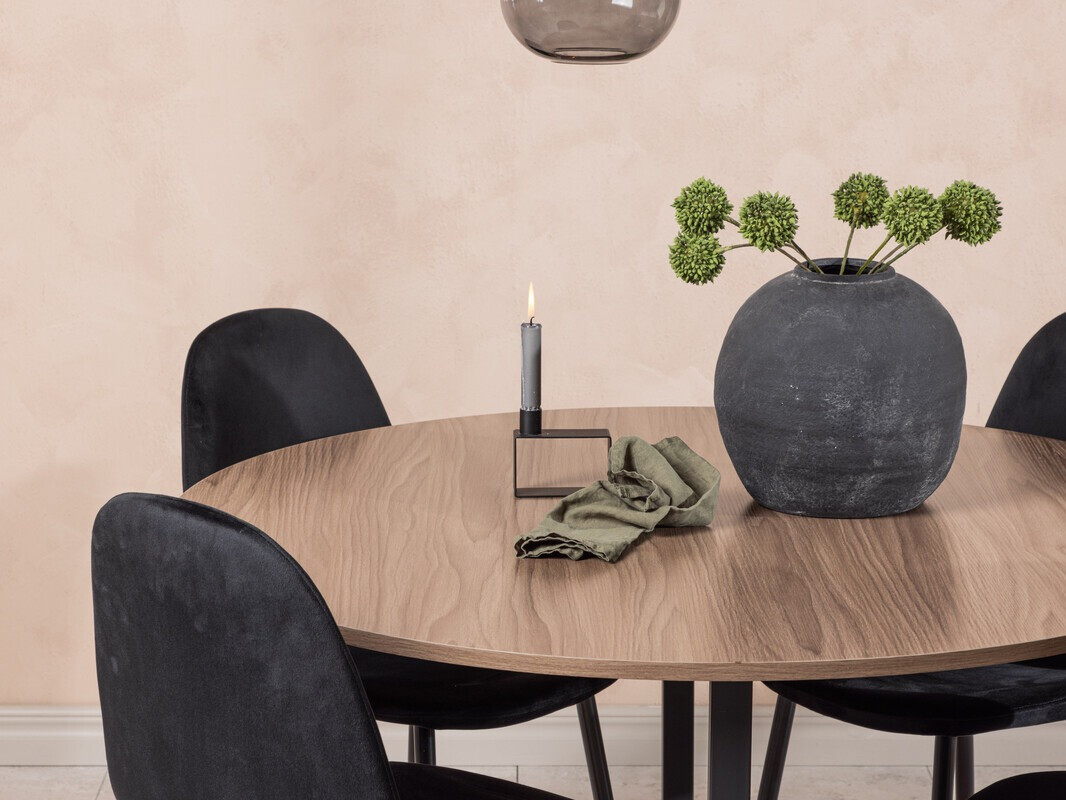 Set sala da pranzo Dallas 4054 (Nero)