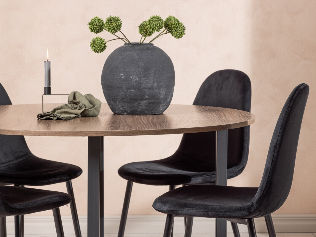 Set sala da pranzo Dallas 4054 (Nero)