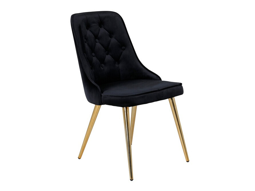 Set sala da pranzo Dallas 1522 (Nero + D'oro)